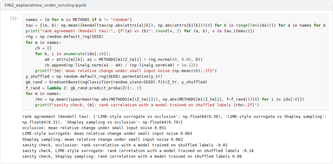 Output of the example notebook